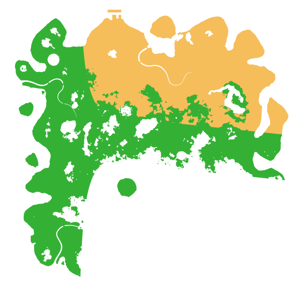 Biome Rust Map: Procedural Map, Size: 4500, Seed: 9872