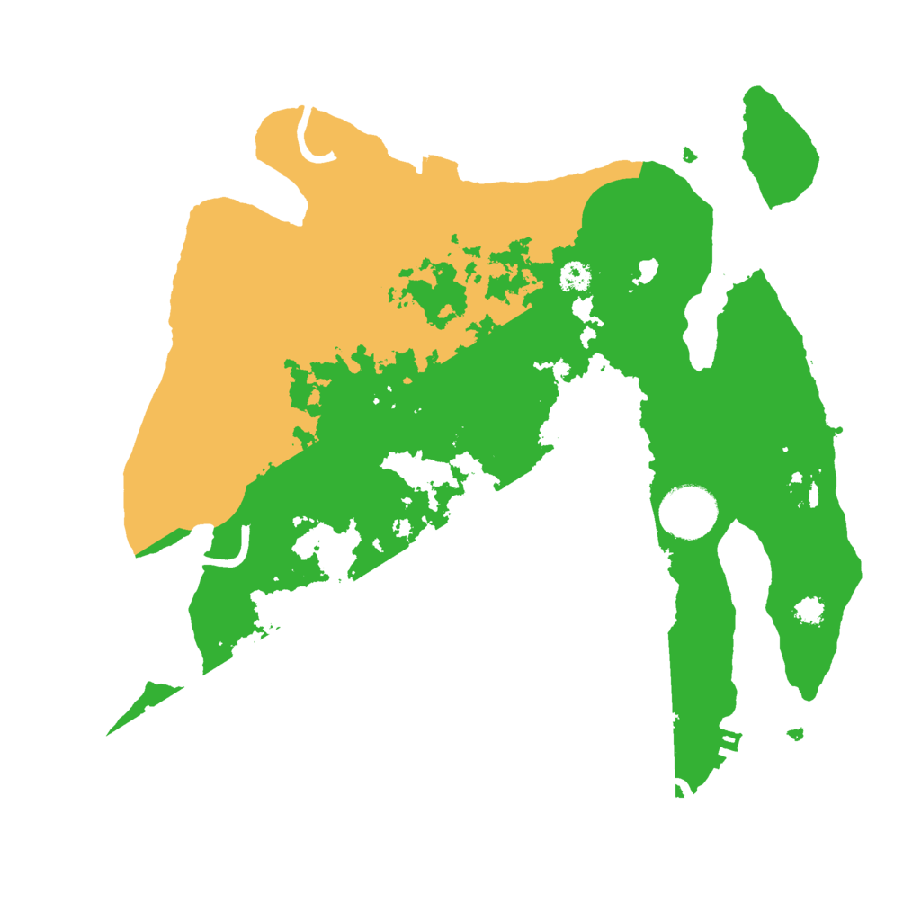 Biome Rust Map: Procedural Map, Size: 3000, Seed: 1458847565