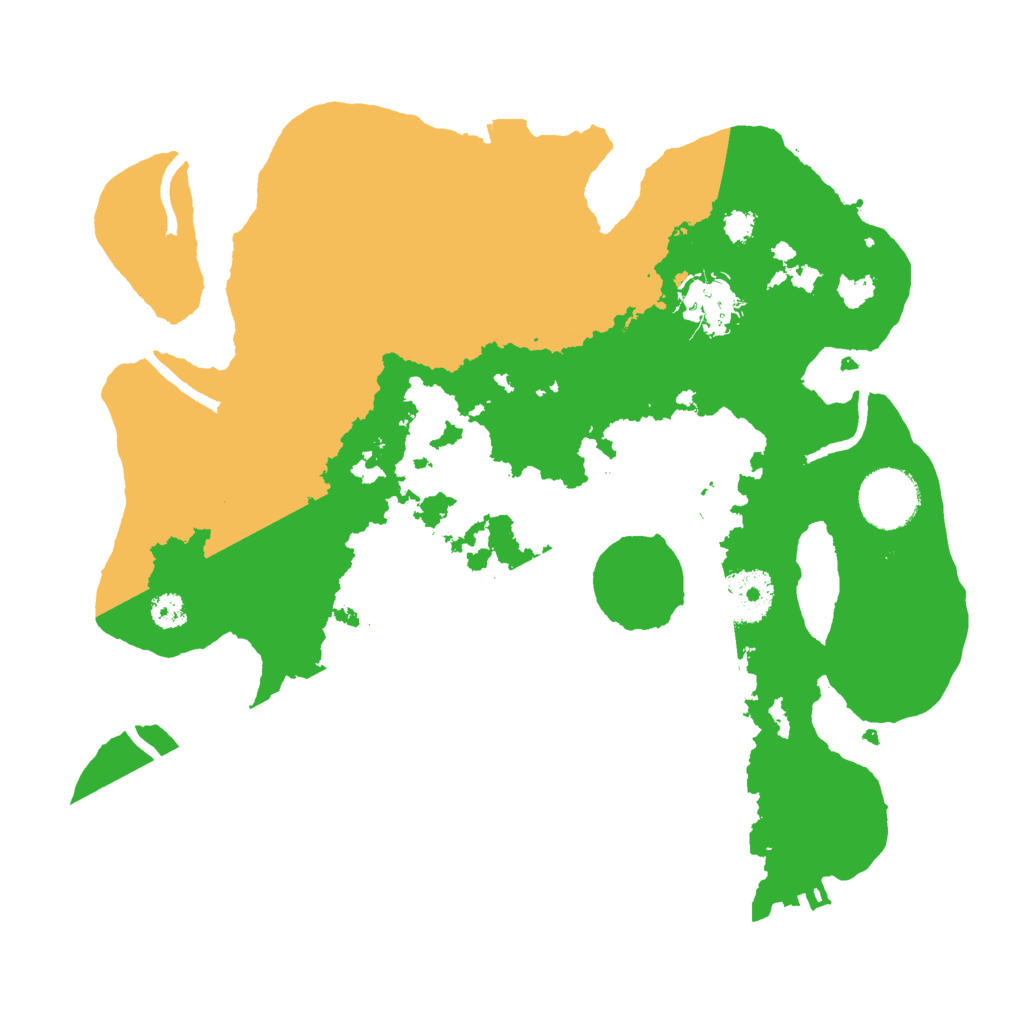 Biome Rust Map: Procedural Map, Size: 3000, Seed: 223123