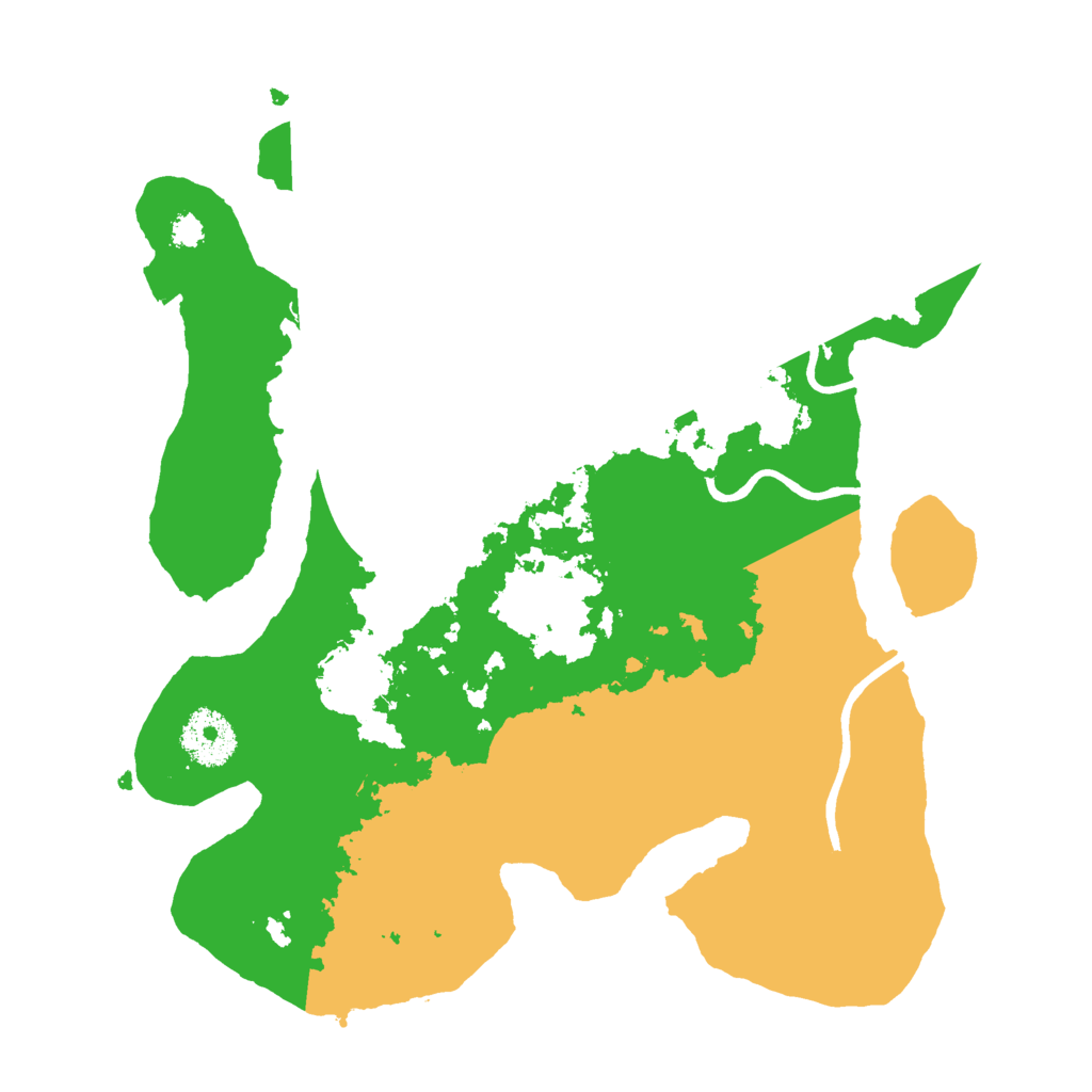 Biome Rust Map: Procedural Map, Size: 3000, Seed: 454414