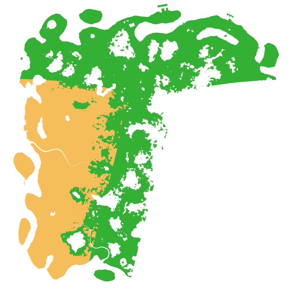 Biome Rust Map: Procedural Map, Size: 6000, Seed: 9115