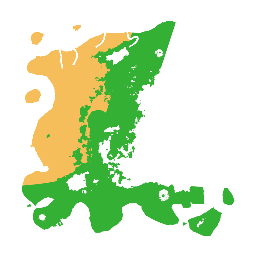 Biome Rust Map: Procedural Map, Size: 3500, Seed: 525562418