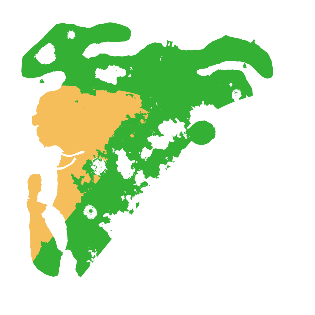 Biome Rust Map: Procedural Map, Size: 3500, Seed: 1064641804