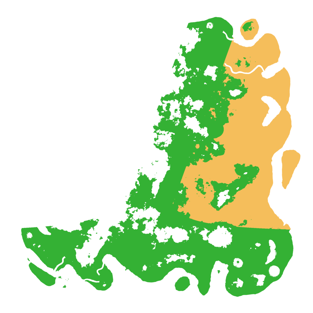 Biome Rust Map: Procedural Map, Size: 5000, Seed: 916037107