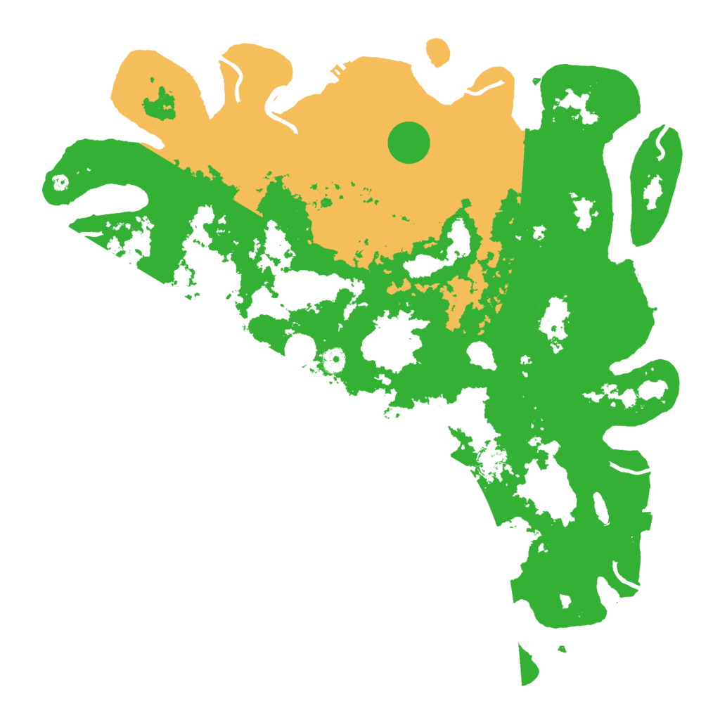 Biome Rust Map: Procedural Map, Size: 4500, Seed: 1258809898