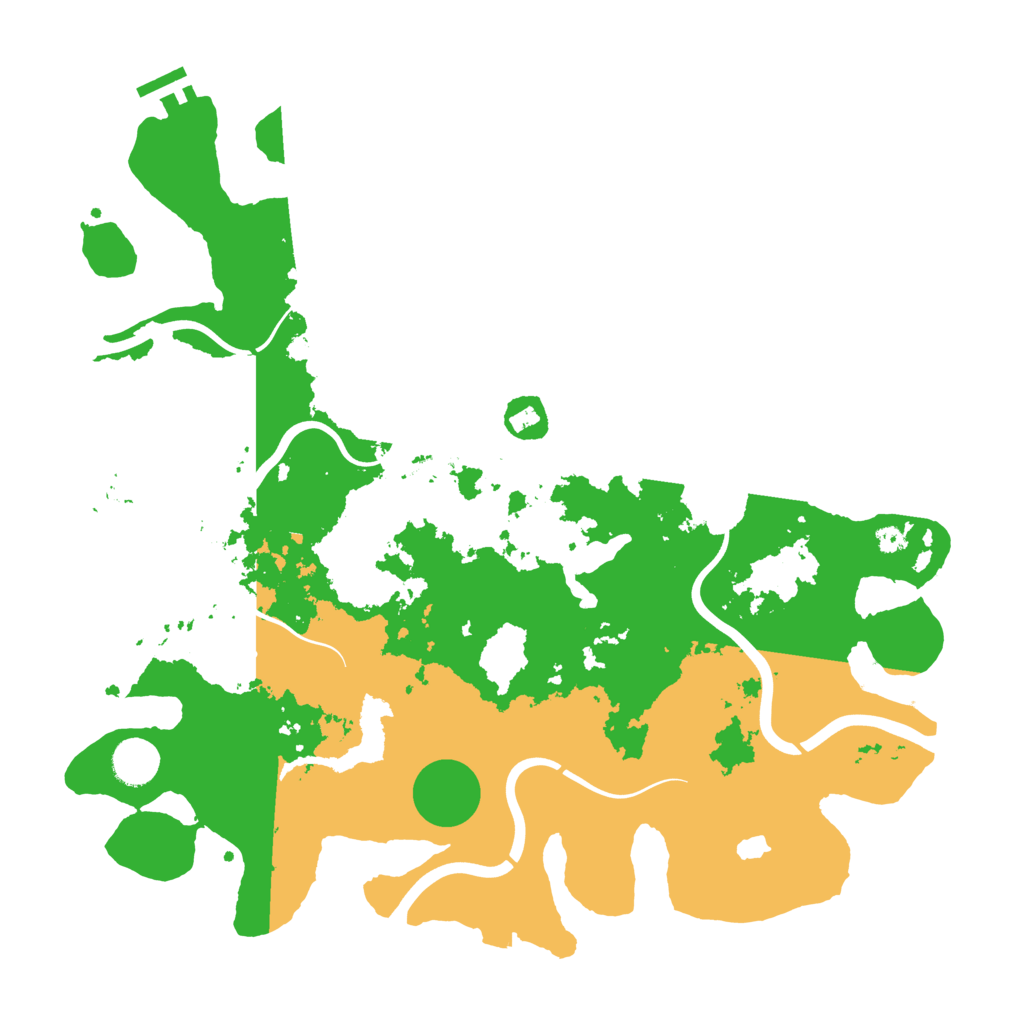 Biome Rust Map: Procedural Map, Size: 4000, Seed: 13814