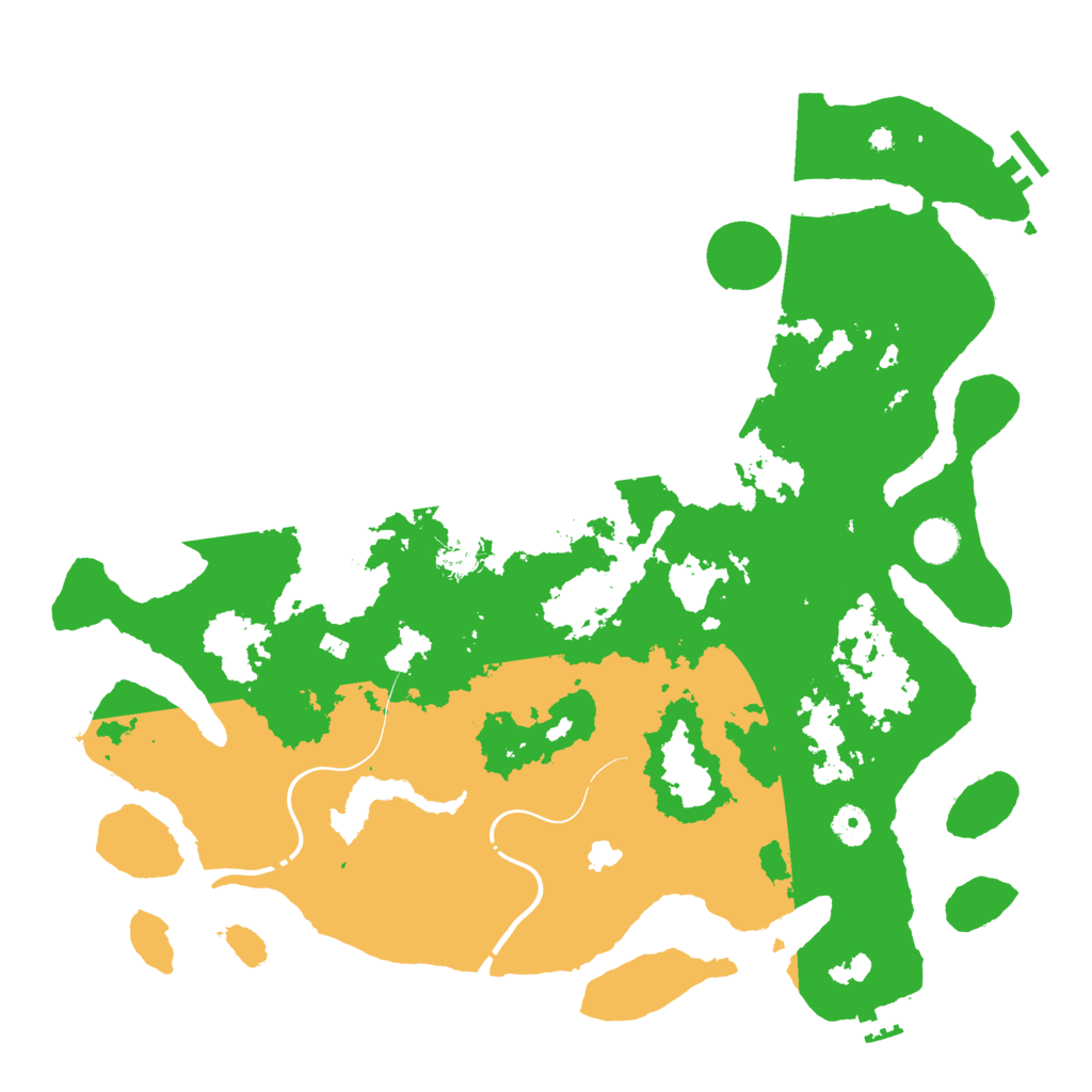 Biome Rust Map: Procedural Map, Size: 4250, Seed: 48624039