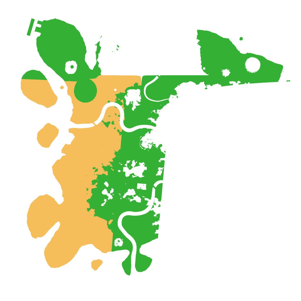 Biome Rust Map: Procedural Map, Size: 3500, Seed: 1098507010