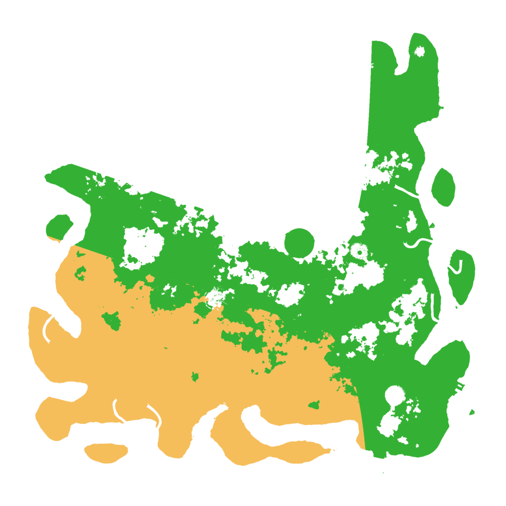 Biome Rust Map: Procedural Map, Size: 4500, Seed: 990609900