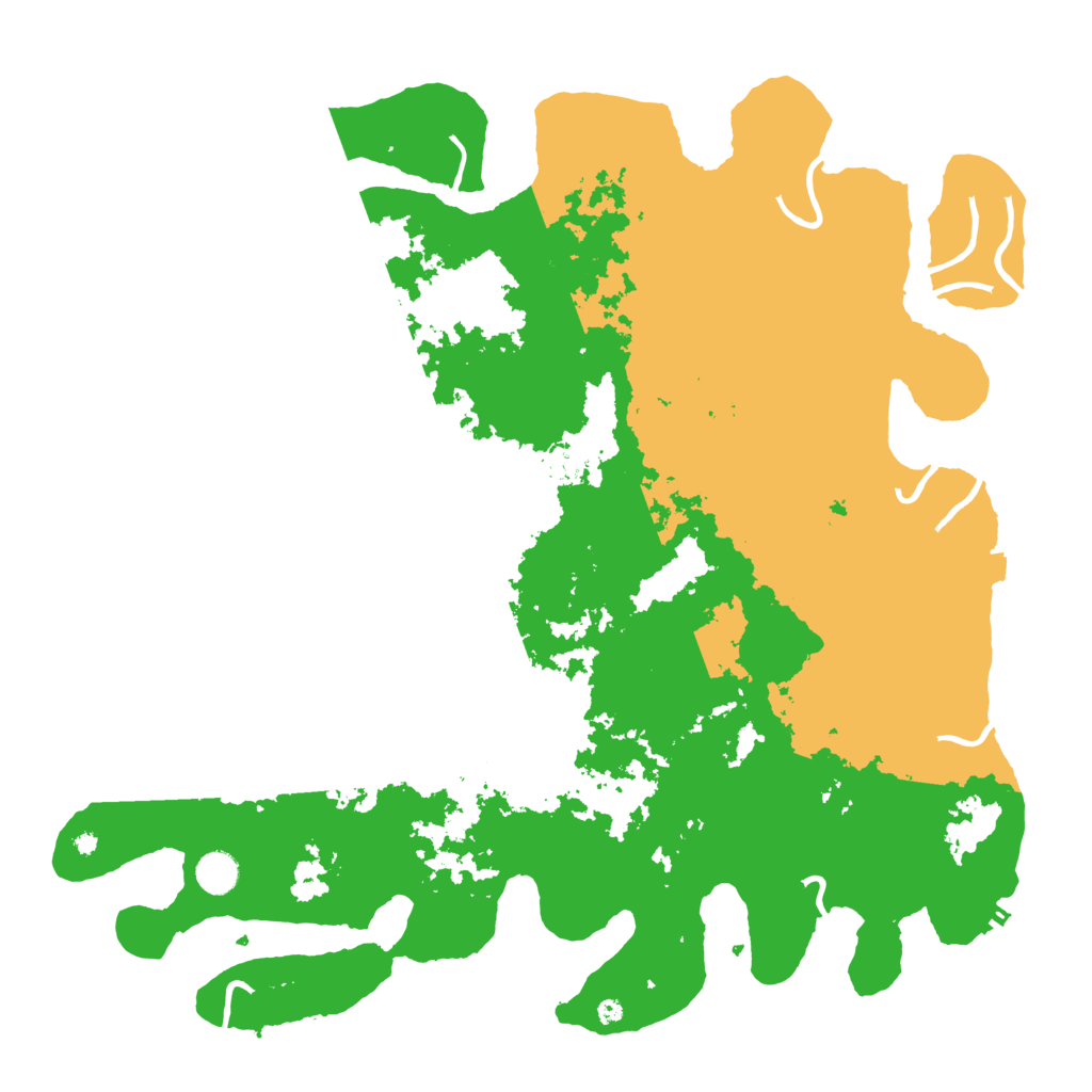 Biome Rust Map: Procedural Map, Size: 4500, Seed: 1366583417