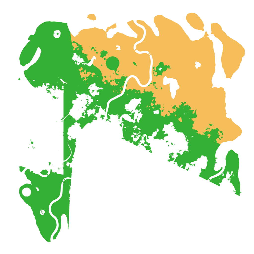 Biome Rust Map: Procedural Map, Size: 5000, Seed: 55635322