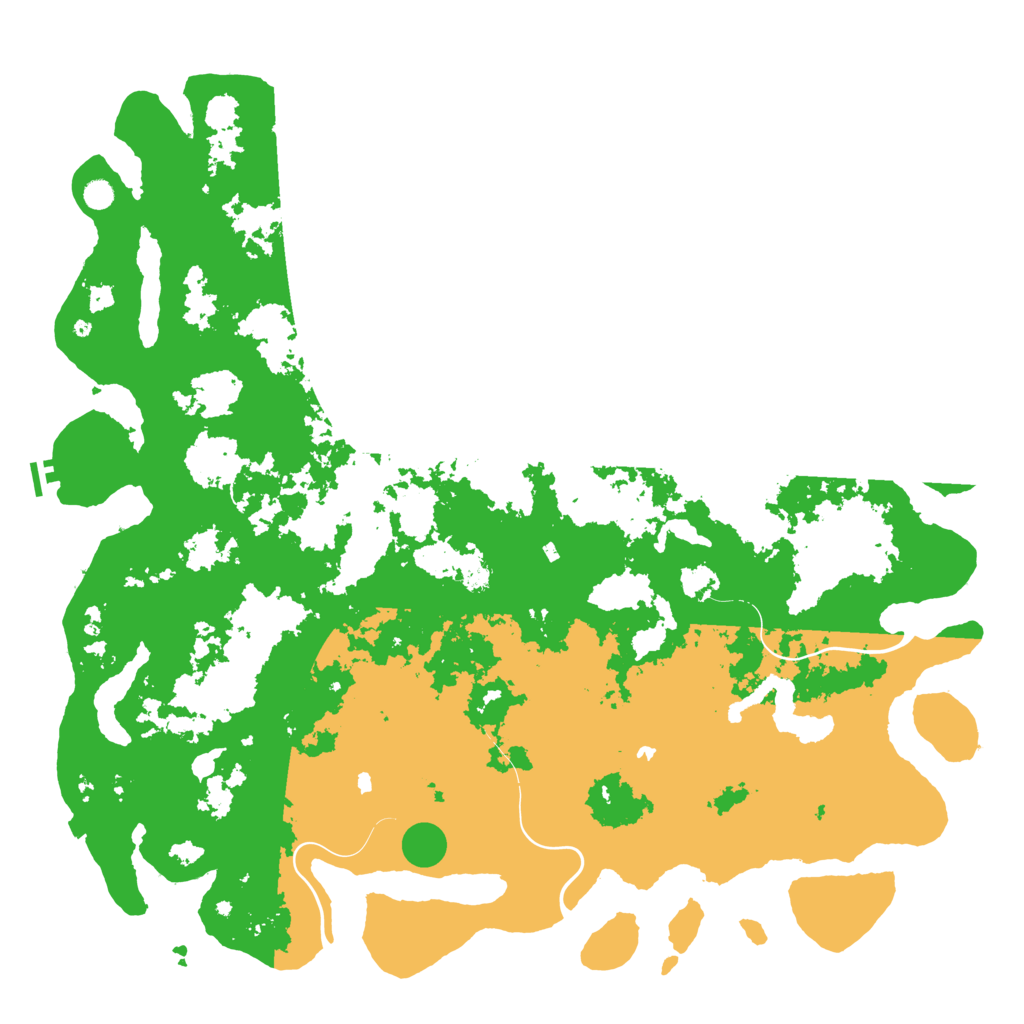 Biome Rust Map: Procedural Map, Size: 6000, Seed: 507955778