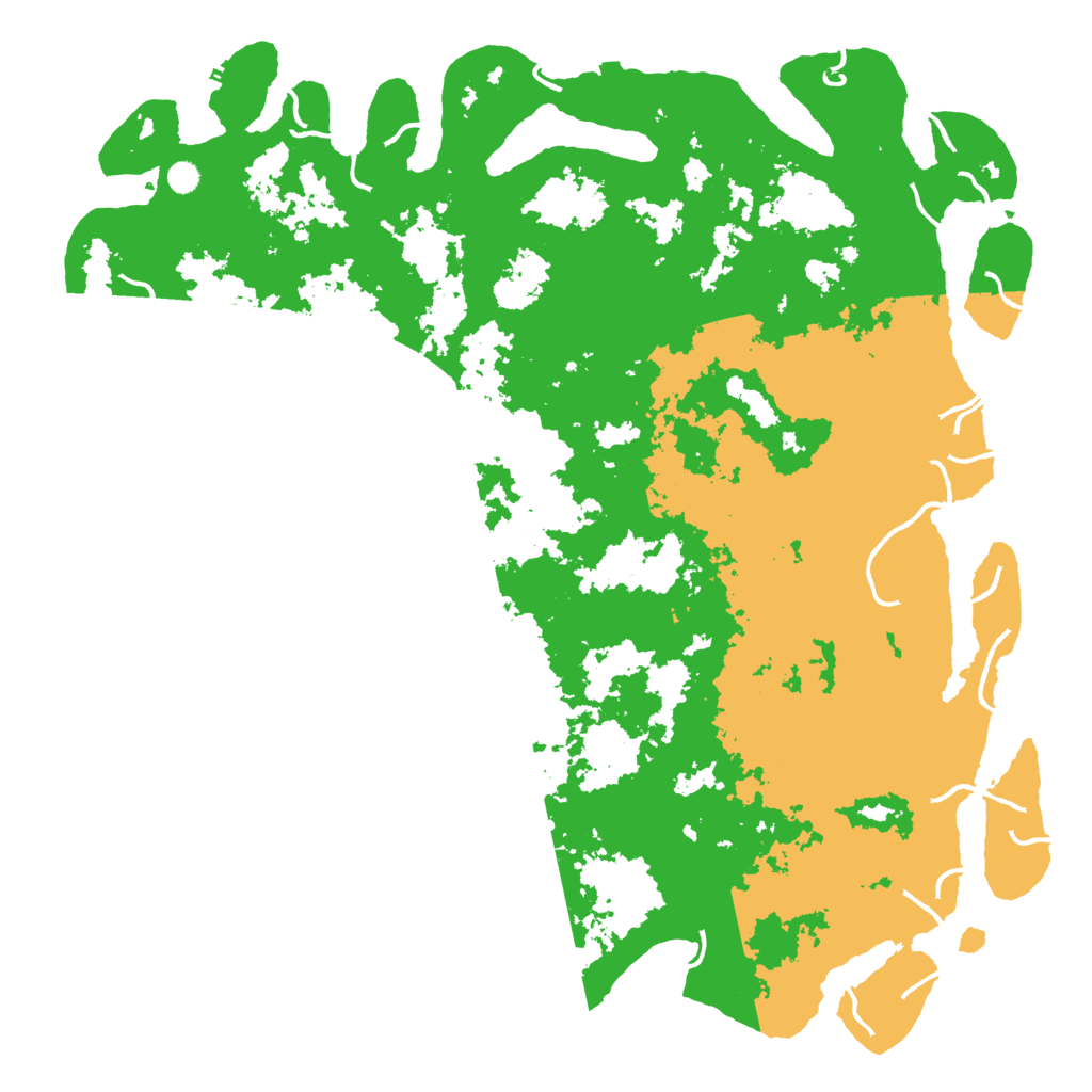 Biome Rust Map: Procedural Map, Size: 6000, Seed: 11991