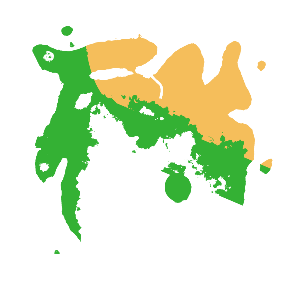 Biome Rust Map: Procedural Map, Size: 3000, Seed: 2106076643