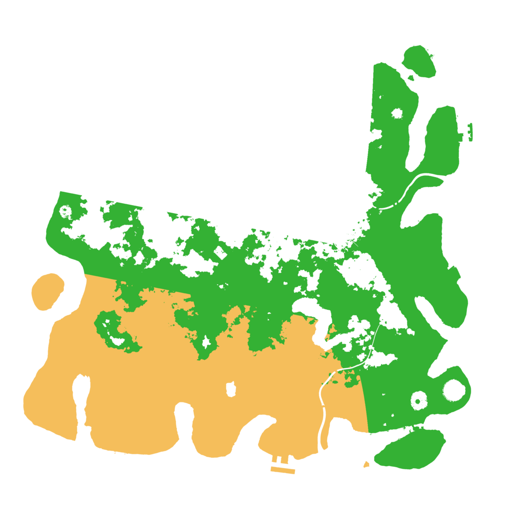 Biome Rust Map: Procedural Map, Size: 4250, Seed: 1676472461