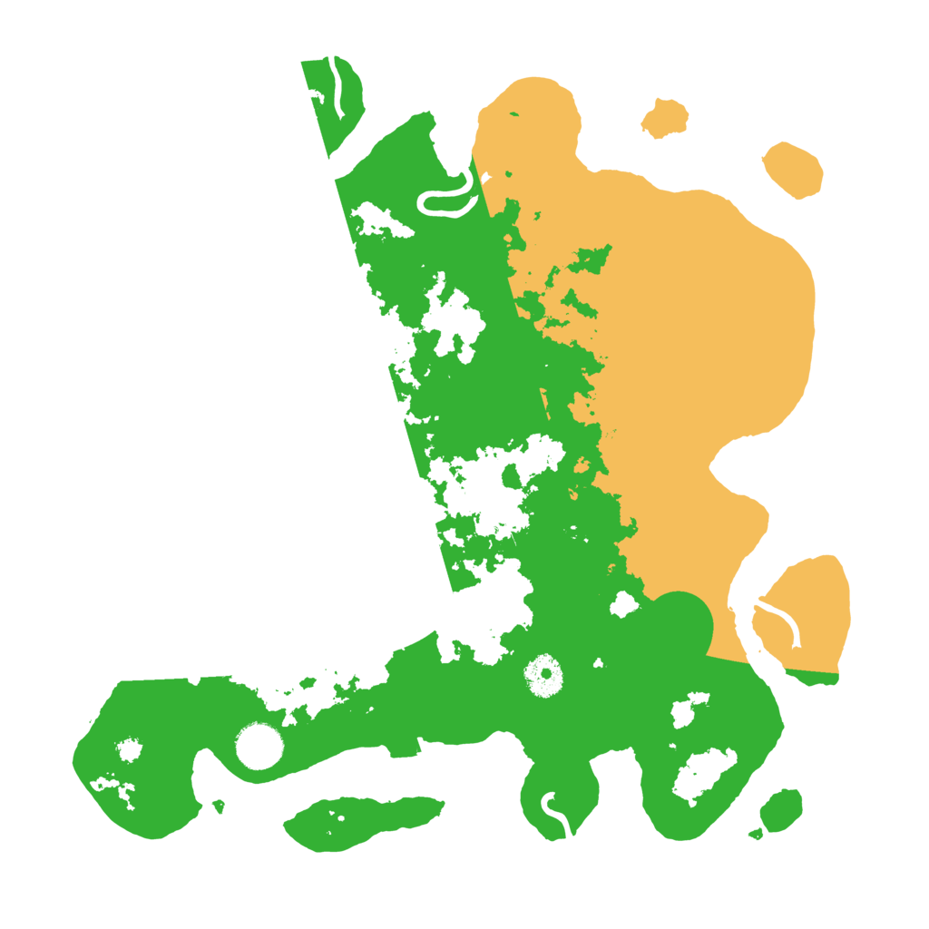 Biome Rust Map: Procedural Map, Size: 3500, Seed: 1729808431