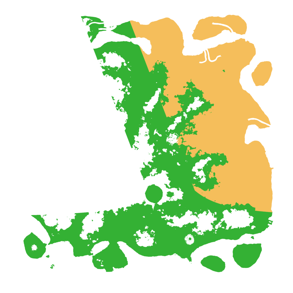 Biome Rust Map: Procedural Map, Size: 4500, Seed: 445517206