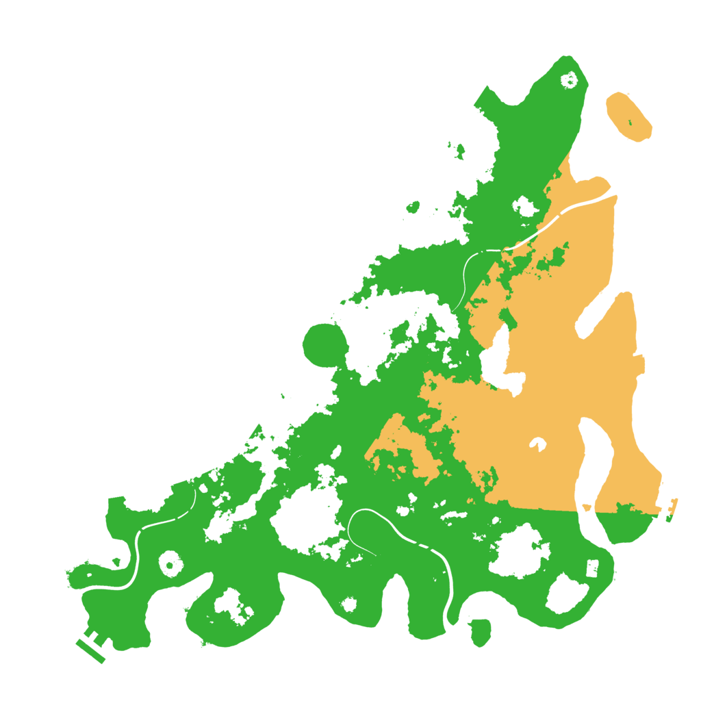 Biome Rust Map: Procedural Map, Size: 4250, Seed: 1442899754