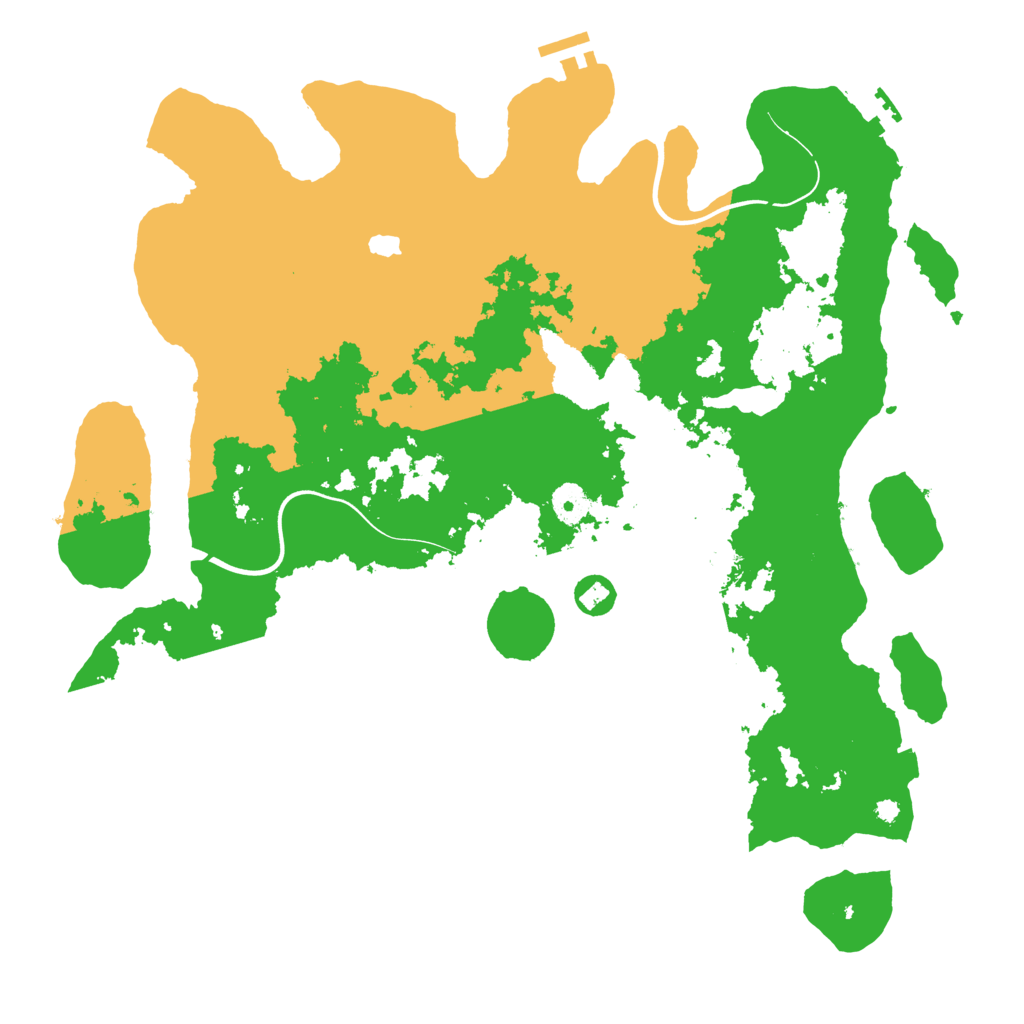 Biome Rust Map: Procedural Map, Size: 4000, Seed: 1655342747