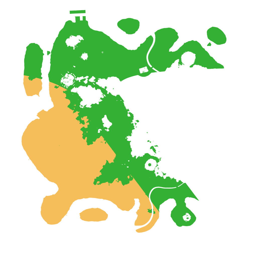 Biome Rust Map: Procedural Map, Size: 3300, Seed: 12234
