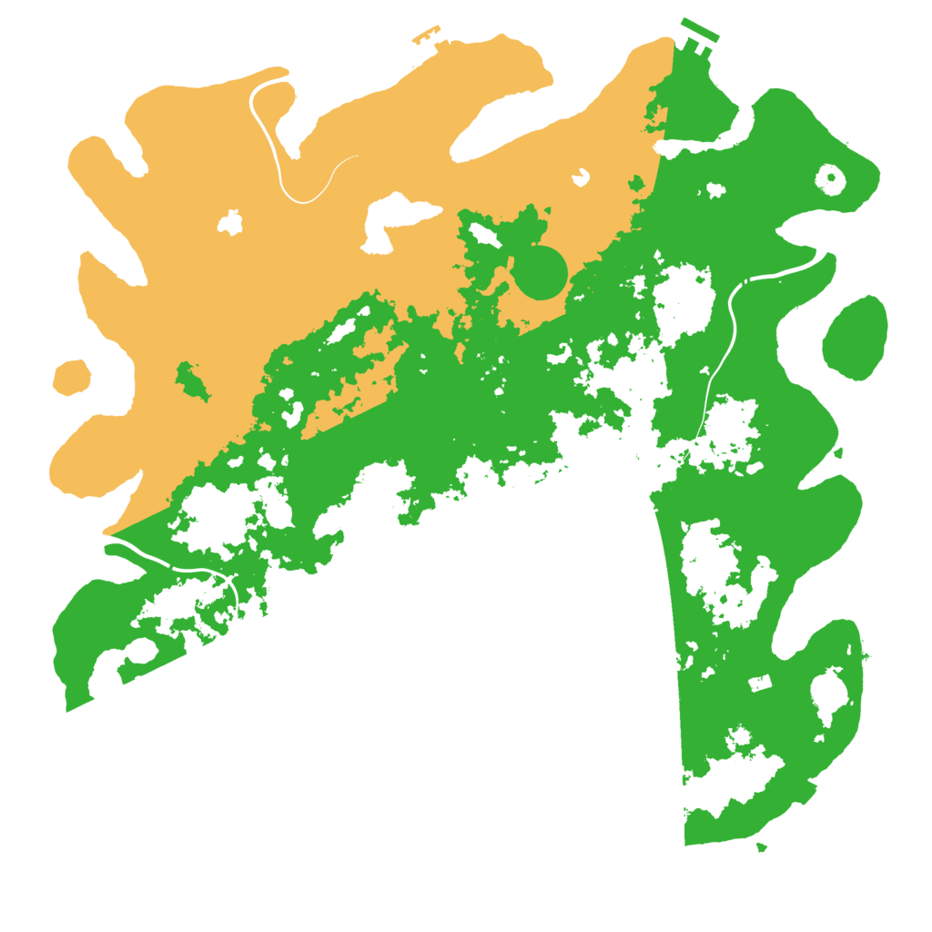 Biome Rust Map: Procedural Map, Size: 4635, Seed: 811170270