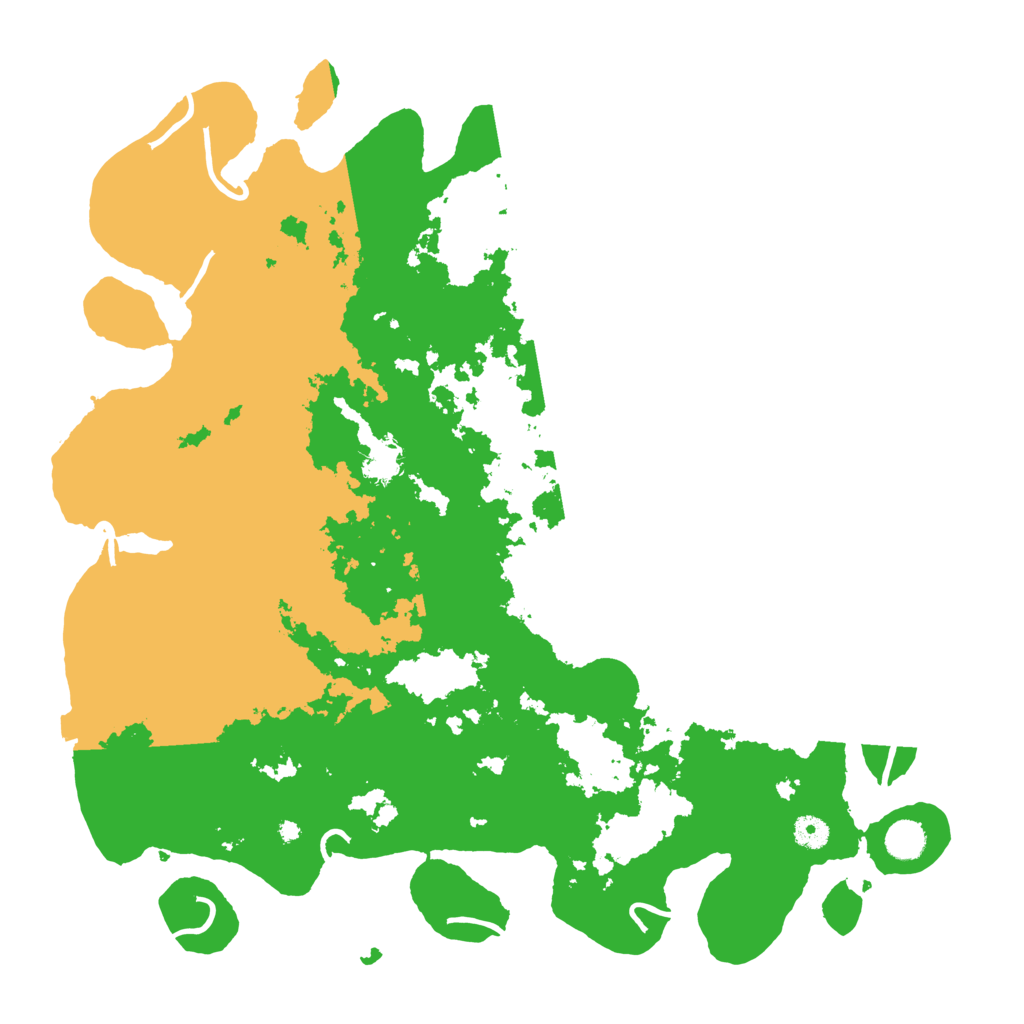 Biome Rust Map: Procedural Map, Size: 4500, Seed: 2008444175
