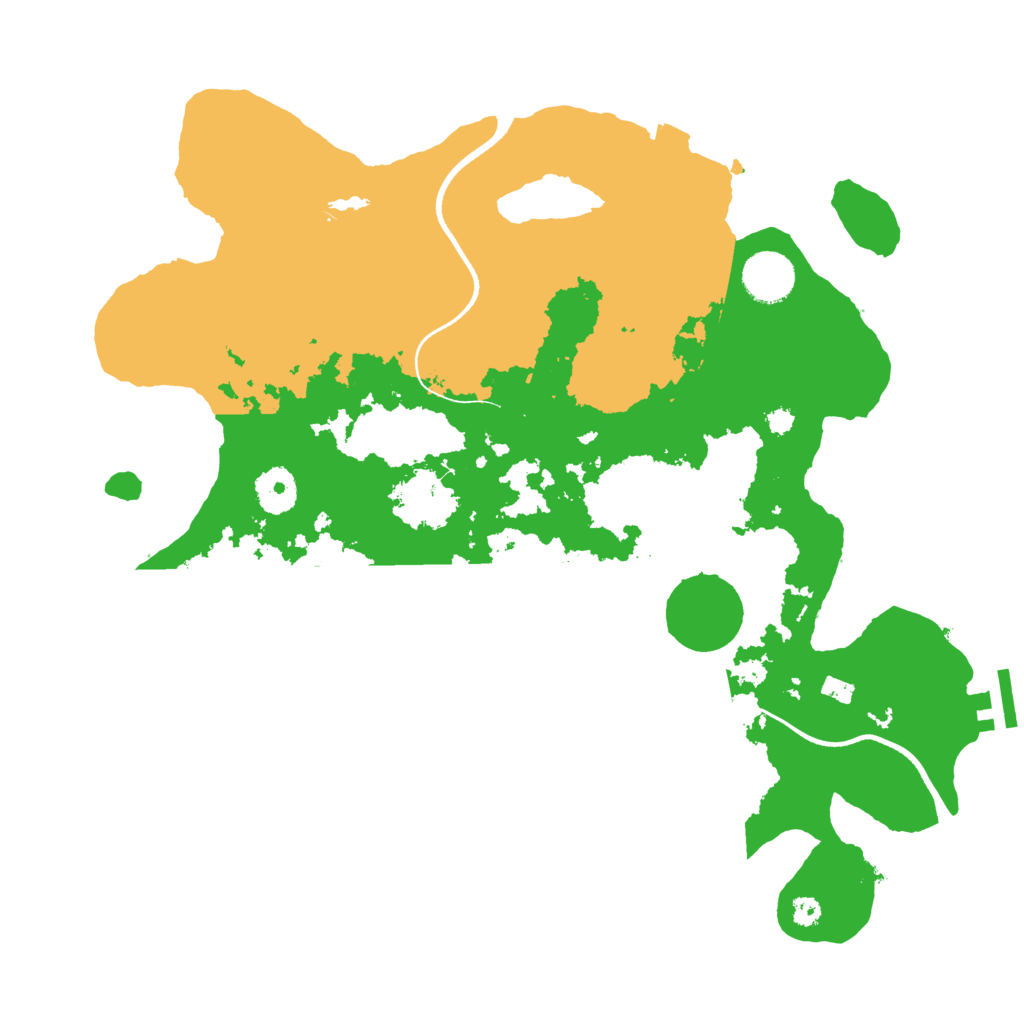 Biome Rust Map: Procedural Map, Size: 3520, Seed: 20221208