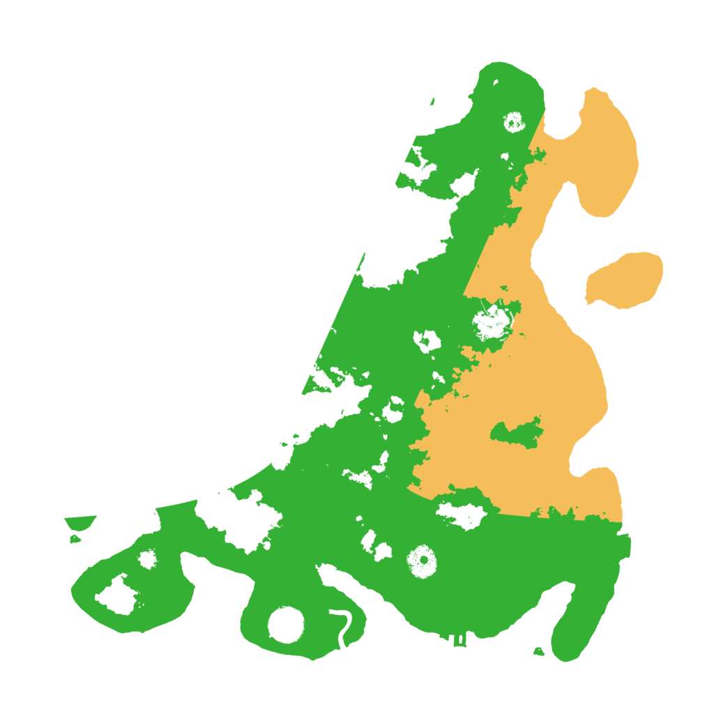 Biome Rust Map: Procedural Map, Size: 3500, Seed: 18366562