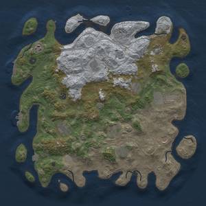 Thumbnail Rust Map: Procedural Map, Size: 4250, Seed: 1346607897, 19 Monuments