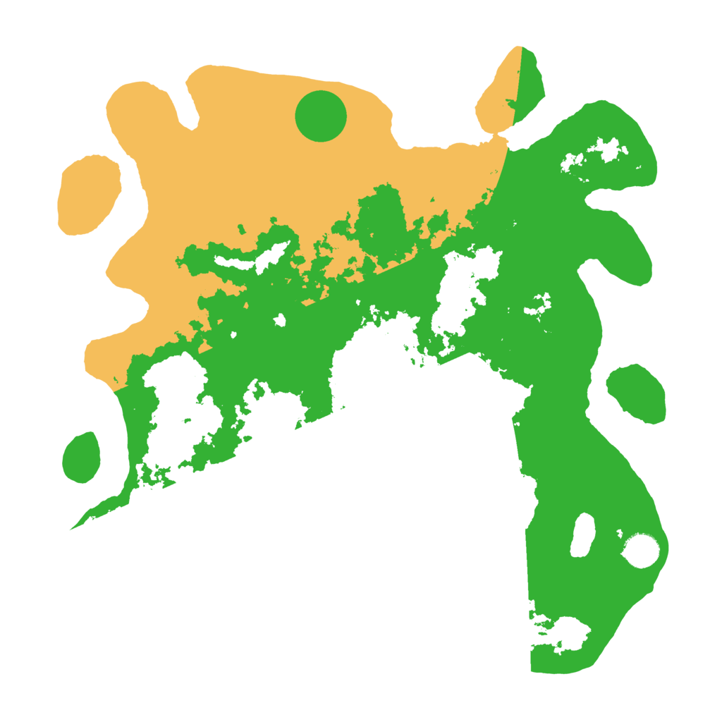 Biome Rust Map: Barren, Size: 3700, Seed: 30