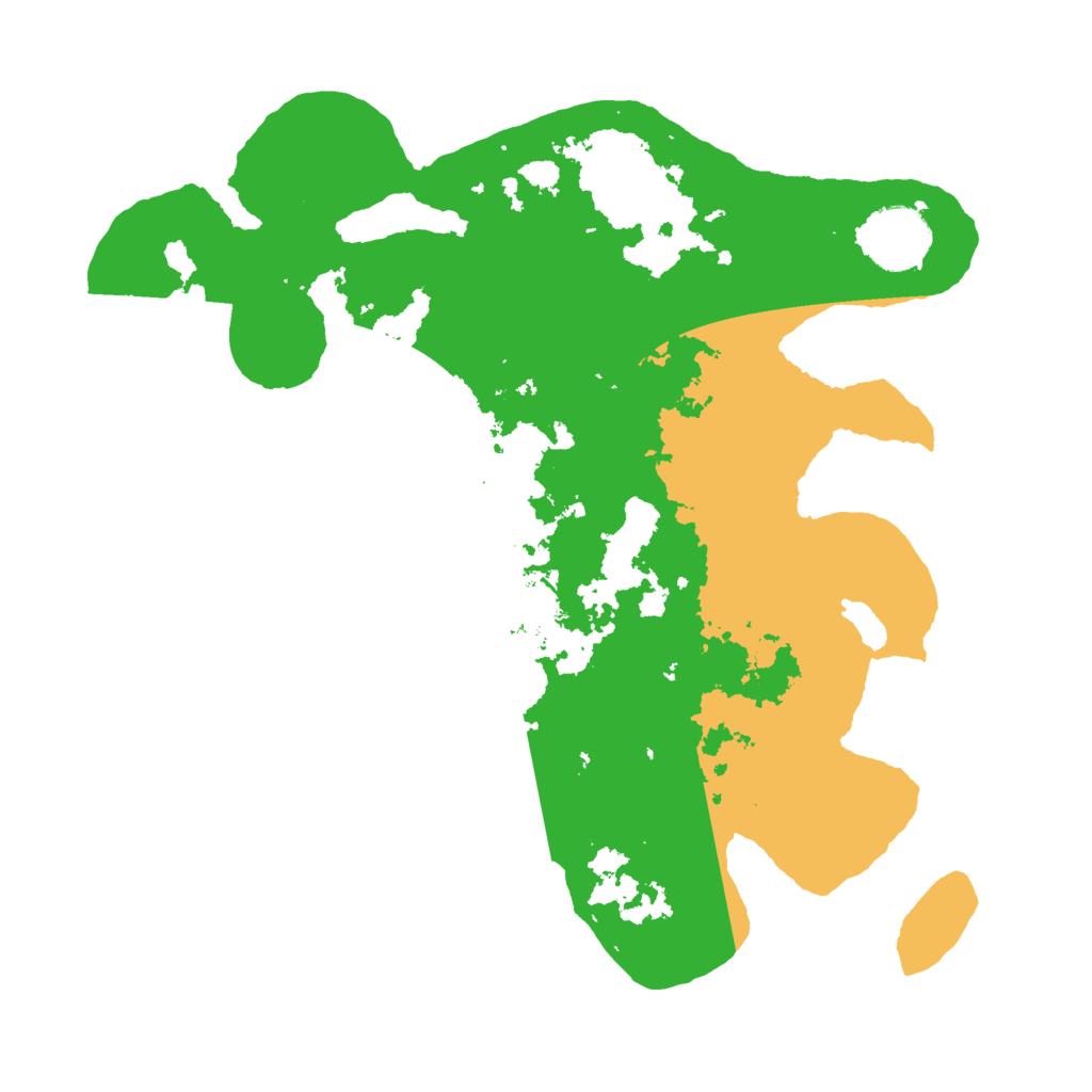 Biome Rust Map: Barren, Size: 3000, Seed: 20290696