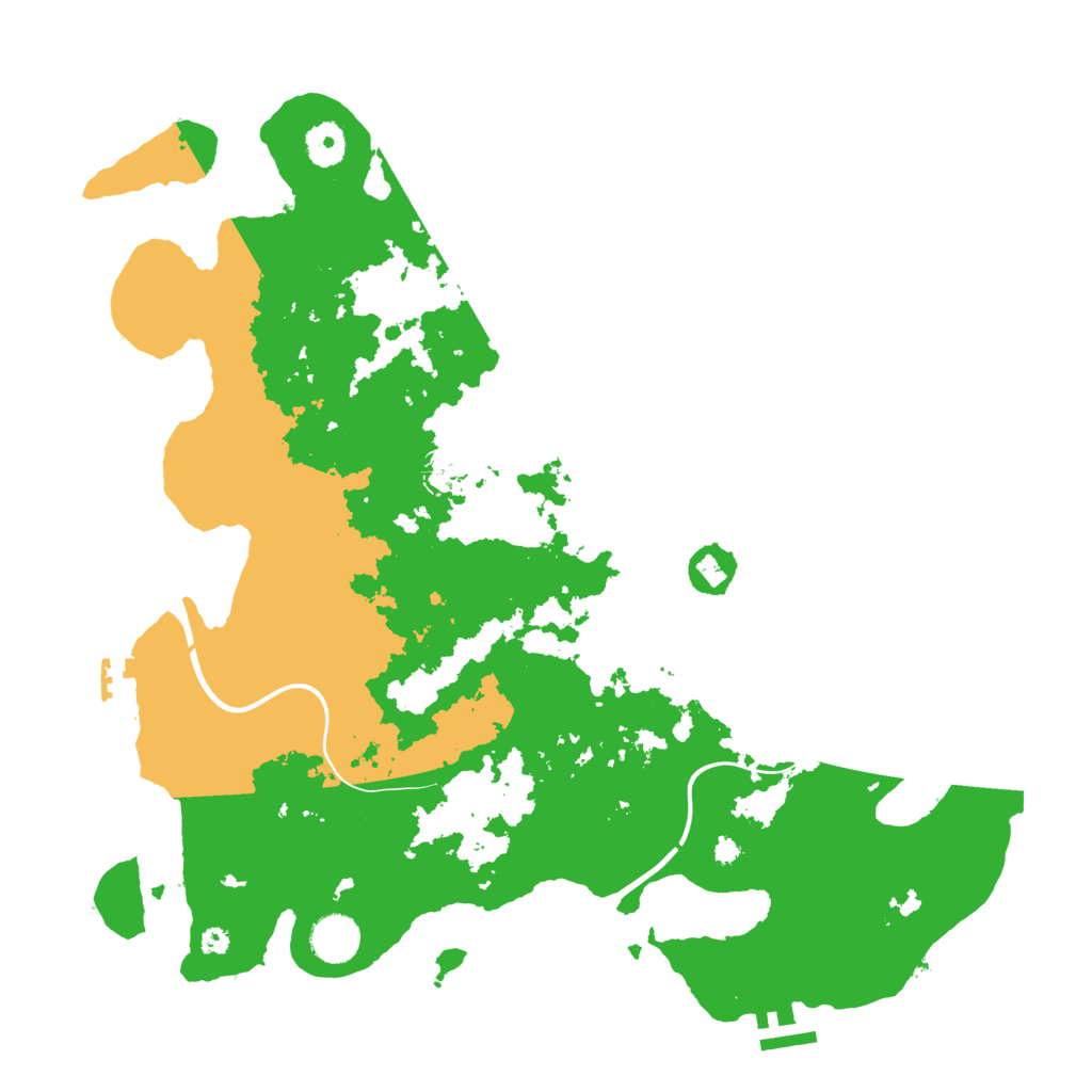 Biome Rust Map: Procedural Map, Size: 3900, Seed: 12698158