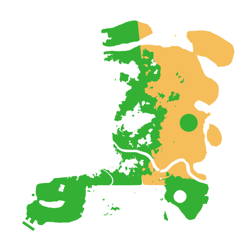 Biome Rust Map: Procedural Map, Size: 3650, Seed: 67340278