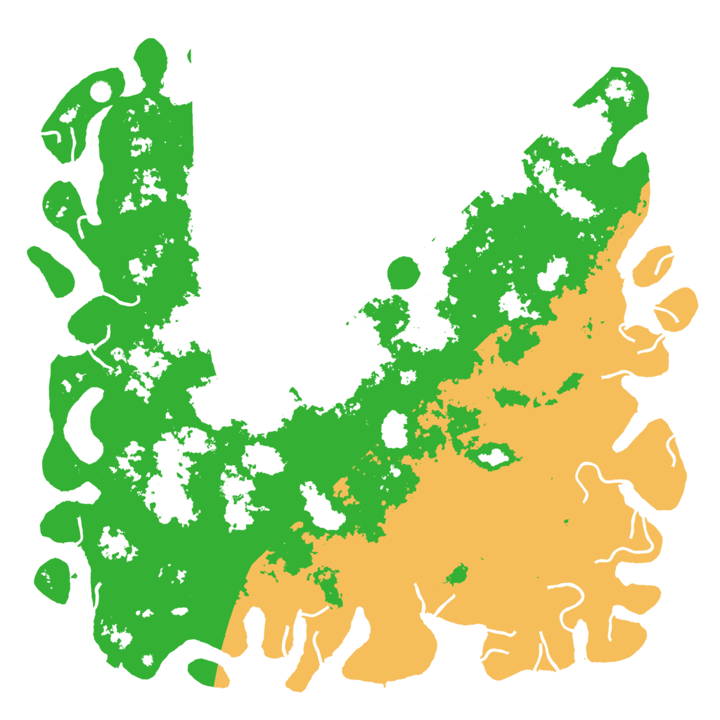 Biome Rust Map: Procedural Map, Size: 6000, Seed: 981237255