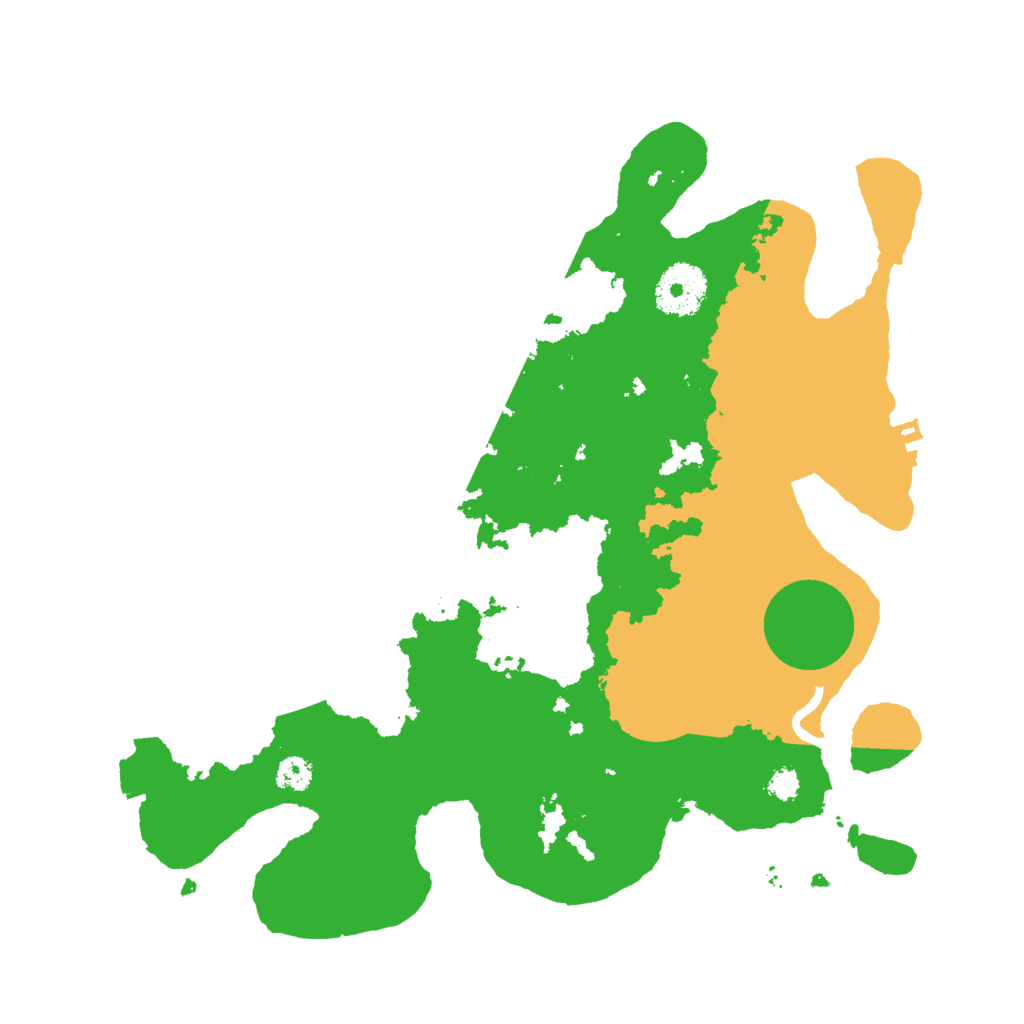 Biome Rust Map: Procedural Map, Size: 3000, Seed: 283685512