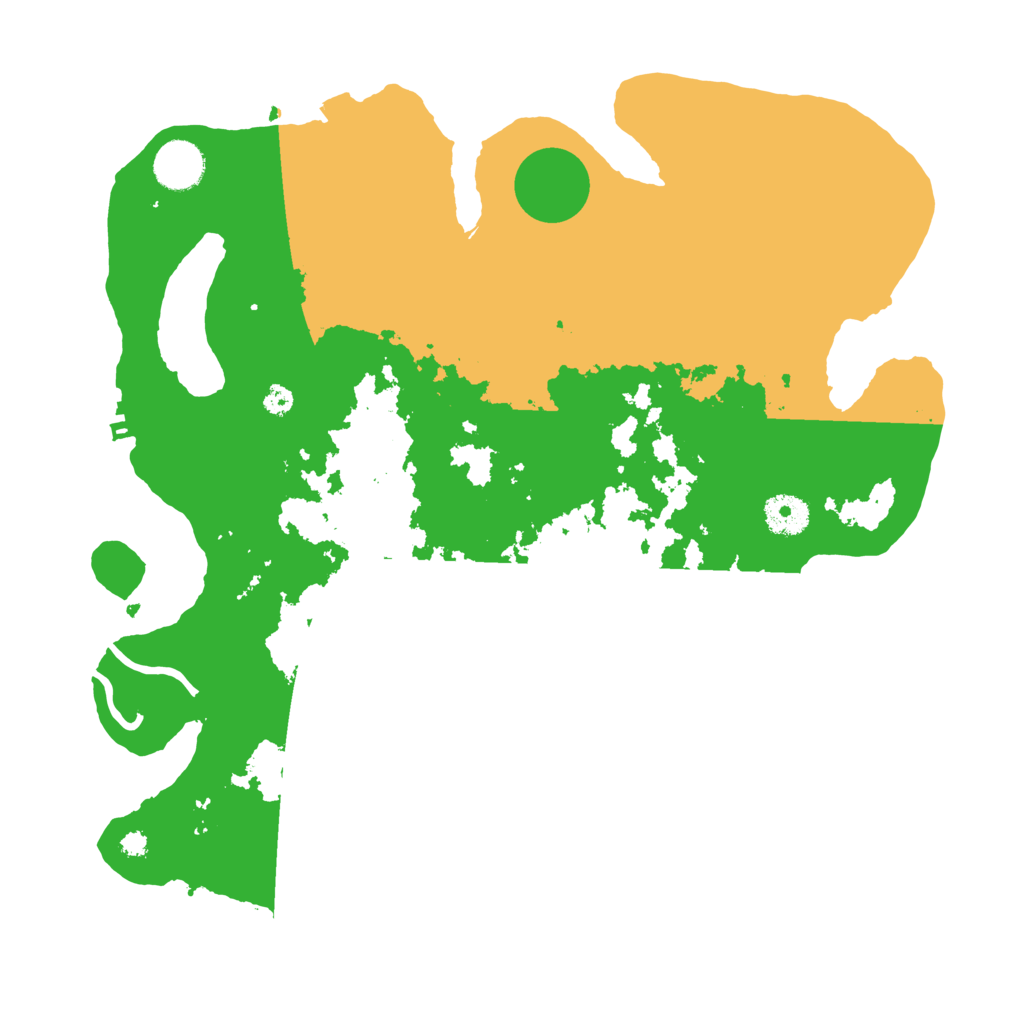 Biome Rust Map: Procedural Map, Size: 3600, Seed: 10045863