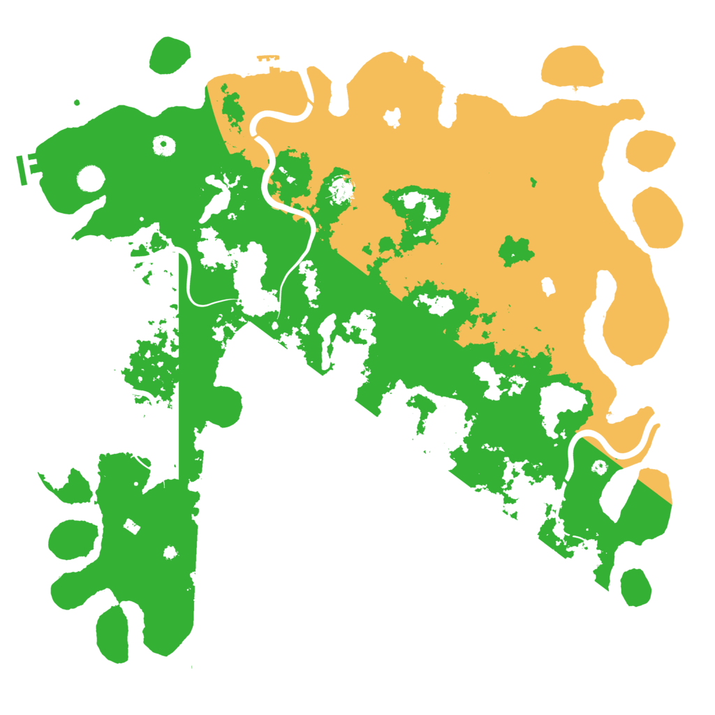 Biome Rust Map: Procedural Map, Size: 4850, Seed: 8675309
