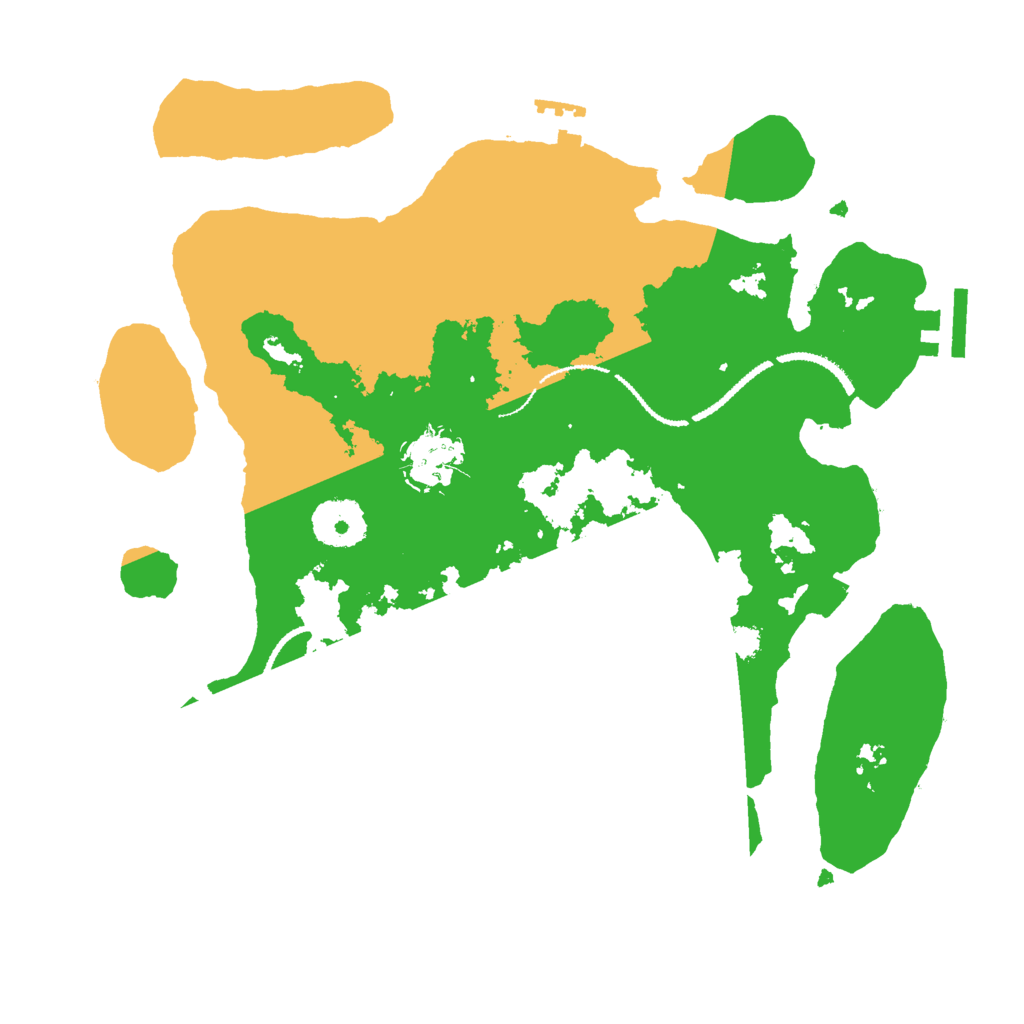 Biome Rust Map: Procedural Map, Size: 3000, Seed: 762647034