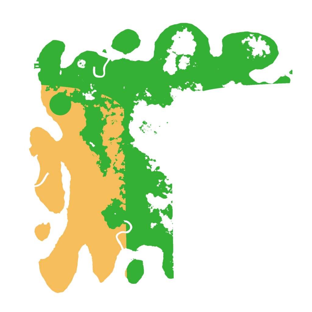 Biome Rust Map: Procedural Map, Size: 3800, Seed: 25678