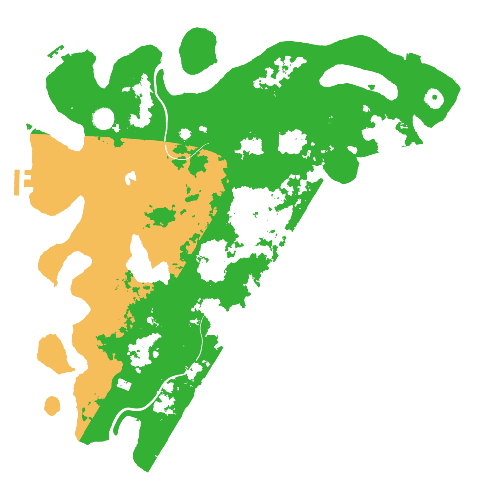 Biome Rust Map: Procedural Map, Size: 4003, Seed: 13825554