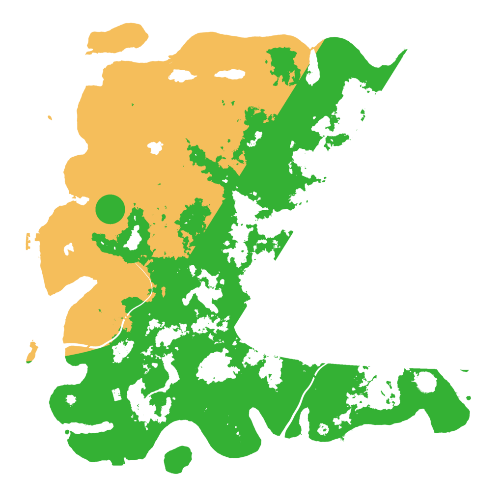 Biome Rust Map: Procedural Map, Size: 4500, Seed: 1232468648