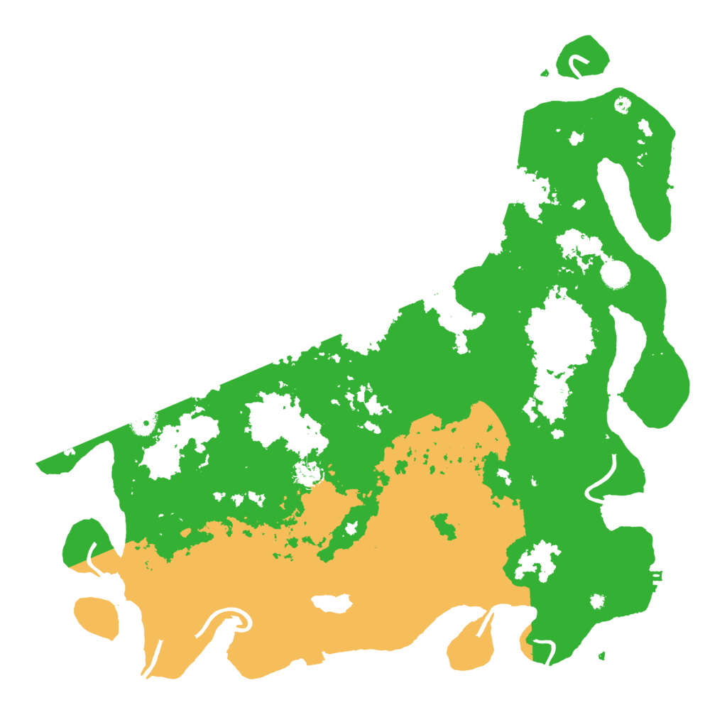 Biome Rust Map: Procedural Map, Size: 4500, Seed: 21636110