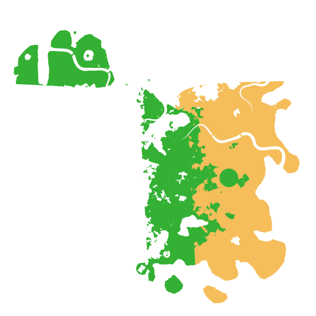 Biome Rust Map: Procedural Map, Size: 4500, Seed: 1681156160