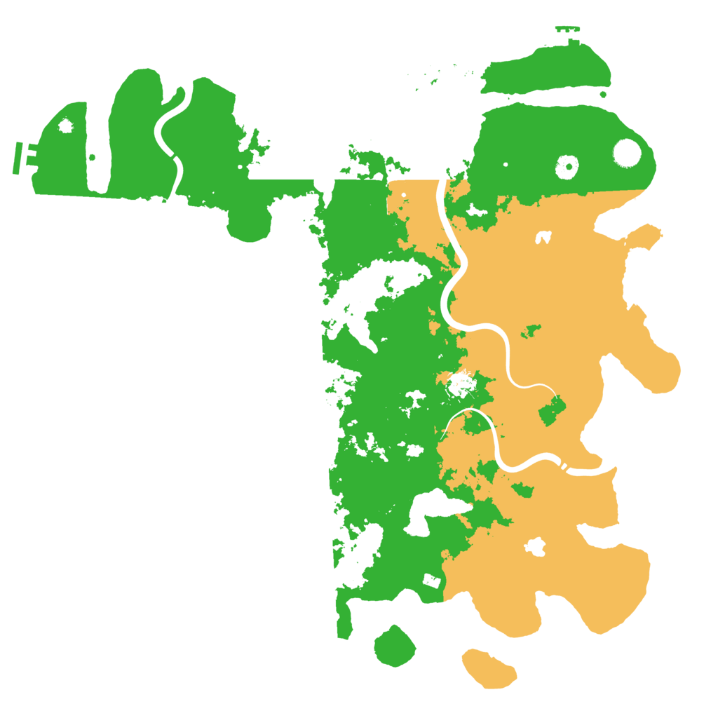 Biome Rust Map: Procedural Map, Size: 4500, Seed: 1681156160
