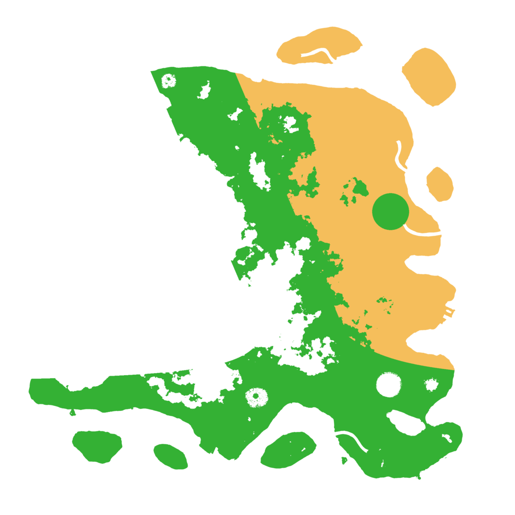 Biome Rust Map: Procedural Map, Size: 3700, Seed: 841275684