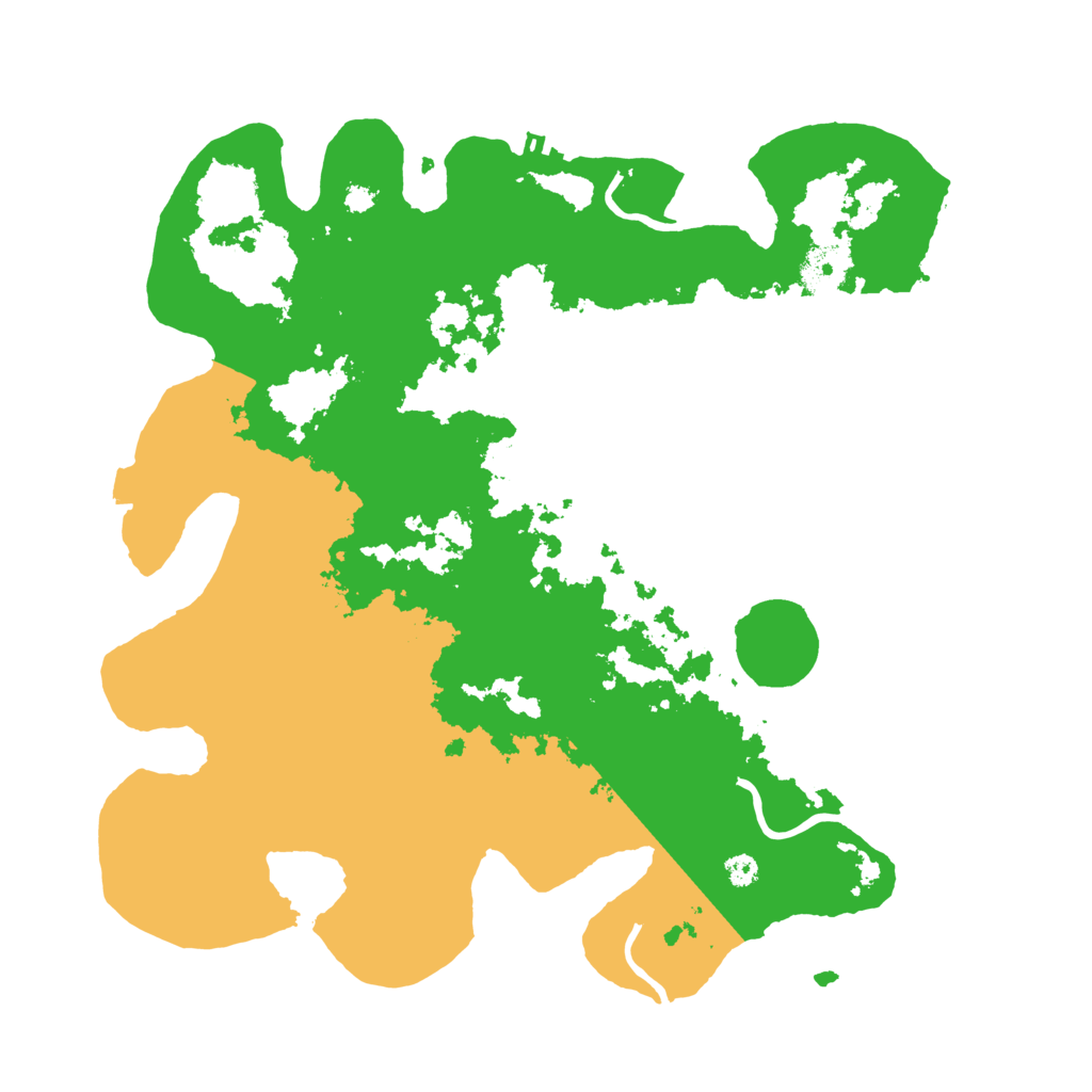 Biome Rust Map: Procedural Map, Size: 3500, Seed: 630141163
