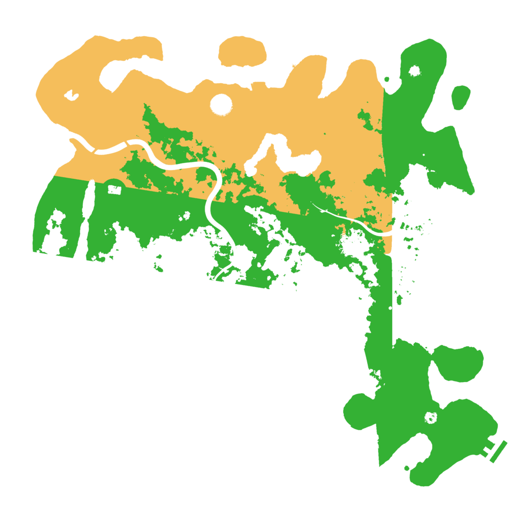 Biome Rust Map: Procedural Map, Size: 4250, Seed: 1243604010