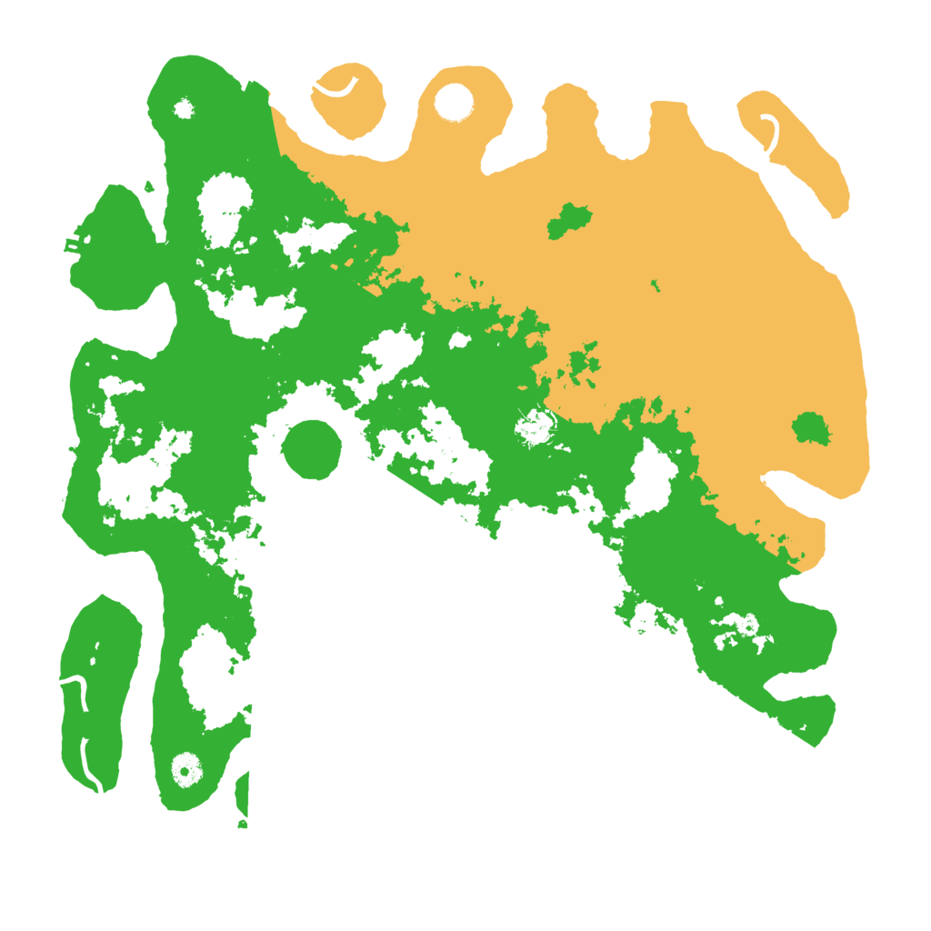 Biome Rust Map: Procedural Map, Size: 4300, Seed: 14098775