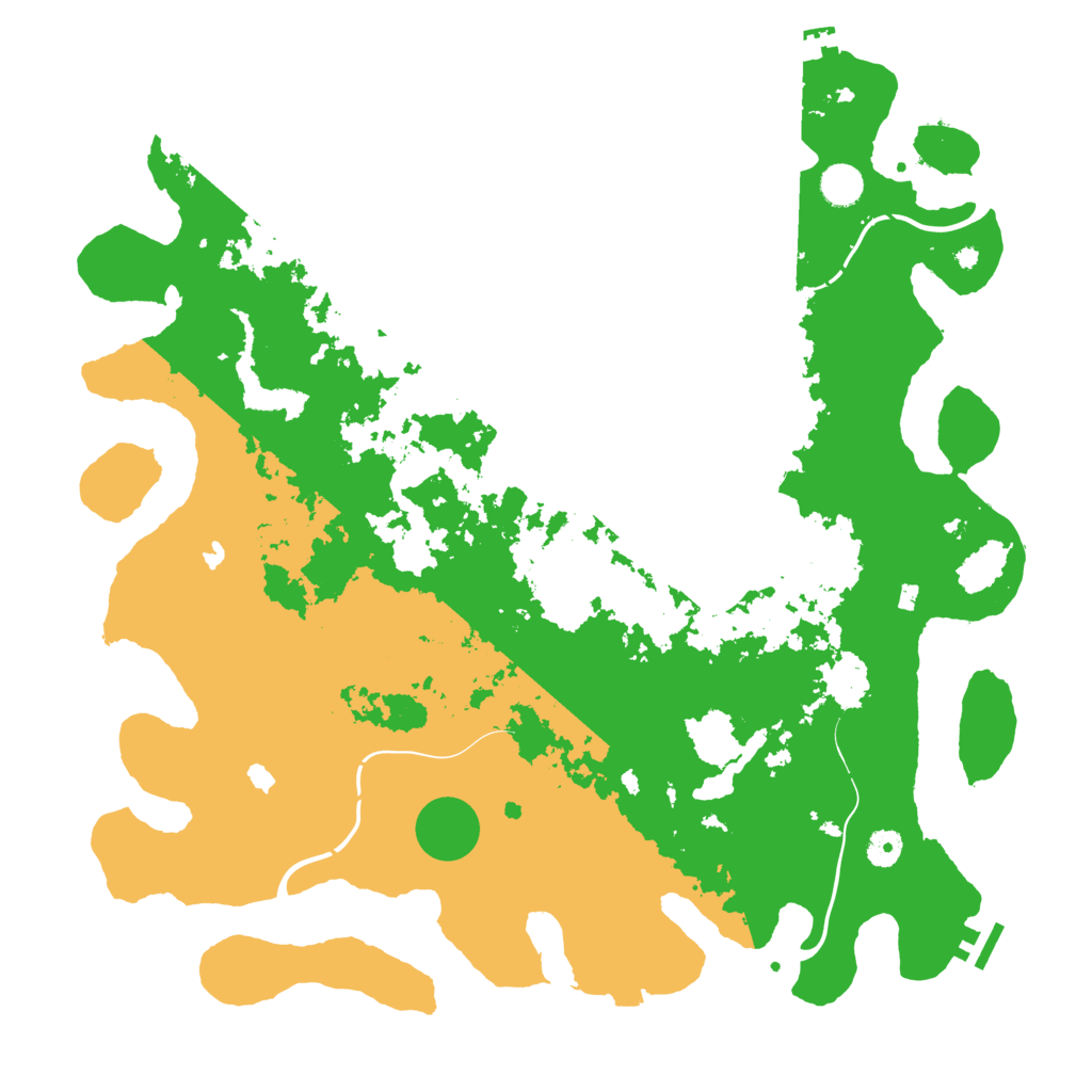 Biome Rust Map: Procedural Map, Size: 4500, Seed: 214748365