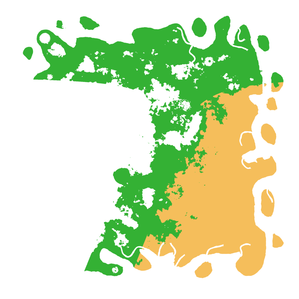 Biome Rust Map: Procedural Map, Size: 5000, Seed: 1066195042